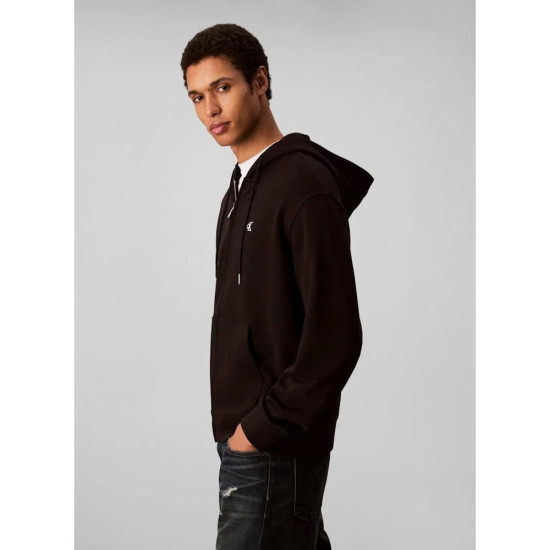 Calvin Klein Ανδρική ζακέτα Terry Monogram Zip Up Hoodie